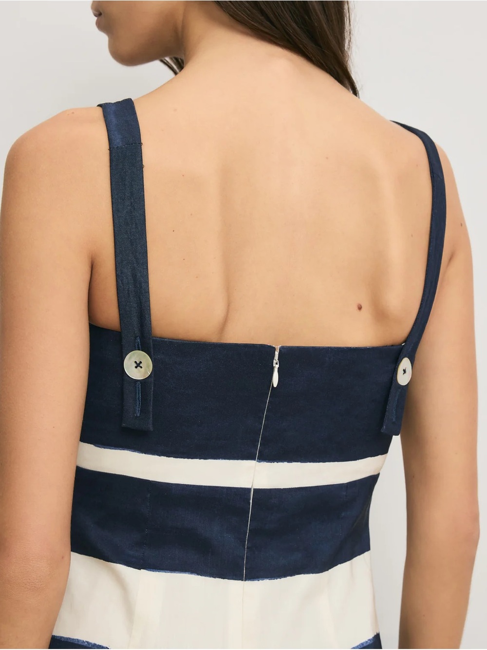 Veronica Beard Ella Striped Midi Dress - Picture 6 of 14